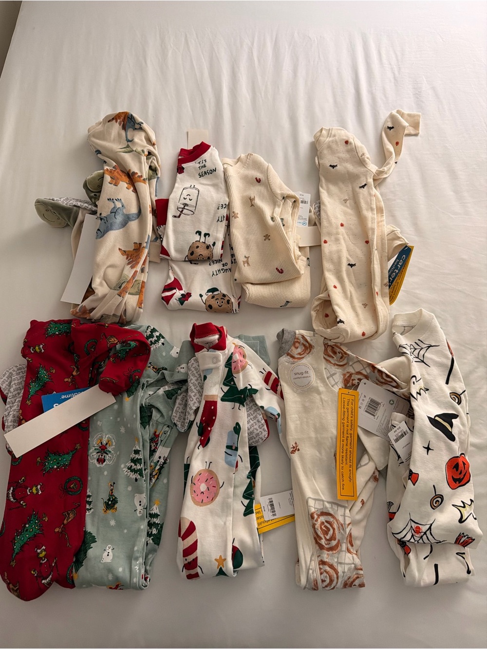 Carter's and Burt’s Bees Holiday & Halloween Kids Pajama Set Mix